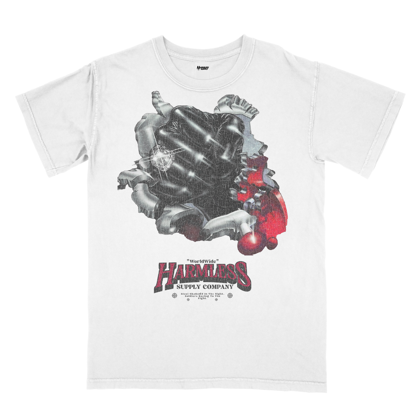 "Shattered" T-Shirt White