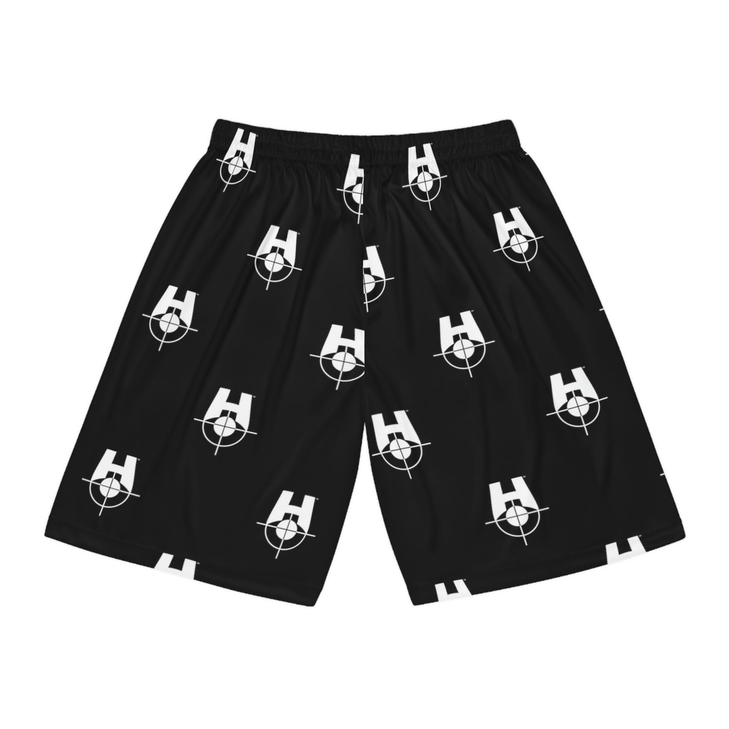 Classic "Harget" Patterned Basketball Shorts